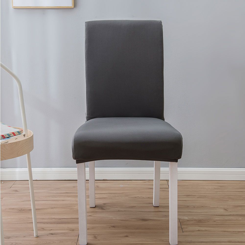 6Pcs Elegant Simple Style Polyester Elastic Chair Cover Furniture Accessories view 6
