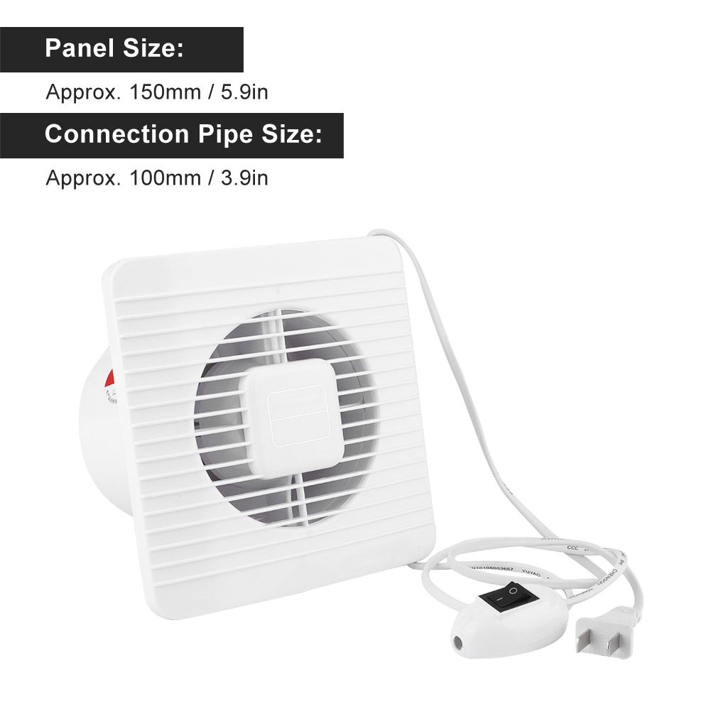 100mm Kitchen Bathroom Industrial Exhaust Fan Wall Window Ventilating Fan view 10