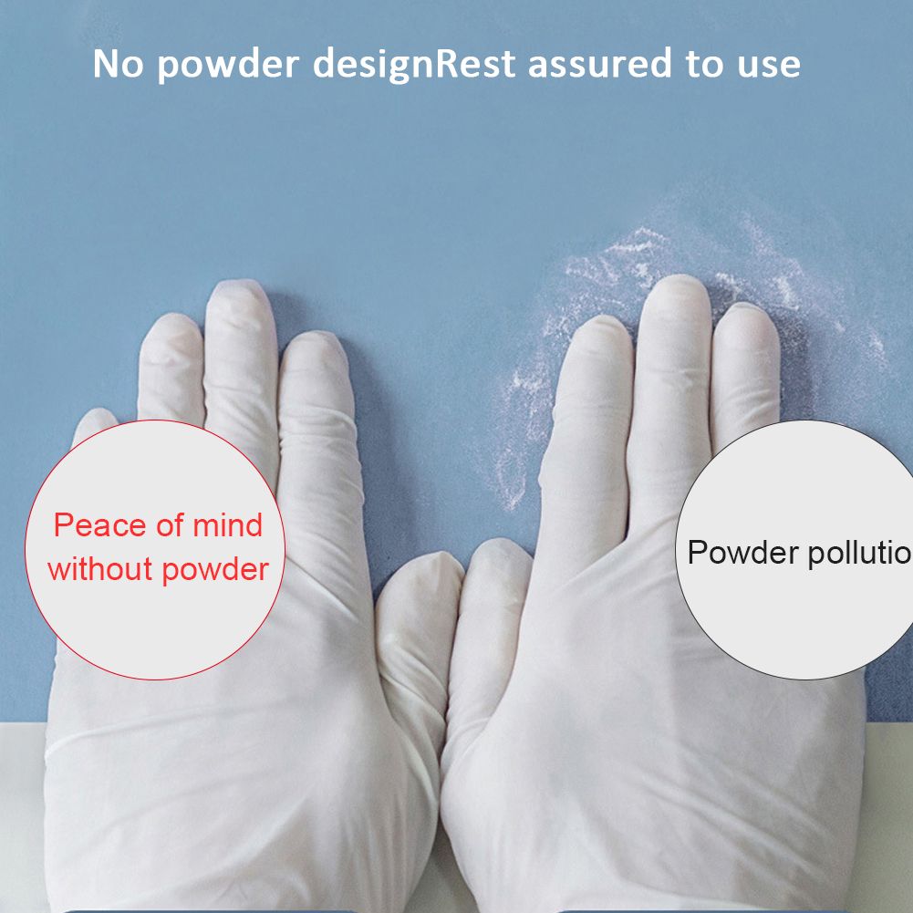 100pcs Disposable PVC Gloves High Elastic Gloves for House Cleaning Tattoo view 8