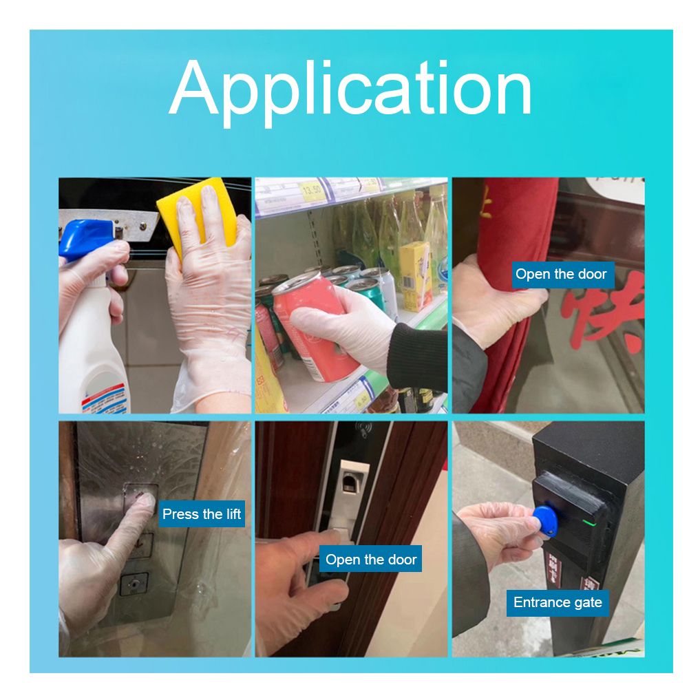 100pcs Disposable PVC Gloves High Elastic Gloves for House Cleaning Tattoo view 10