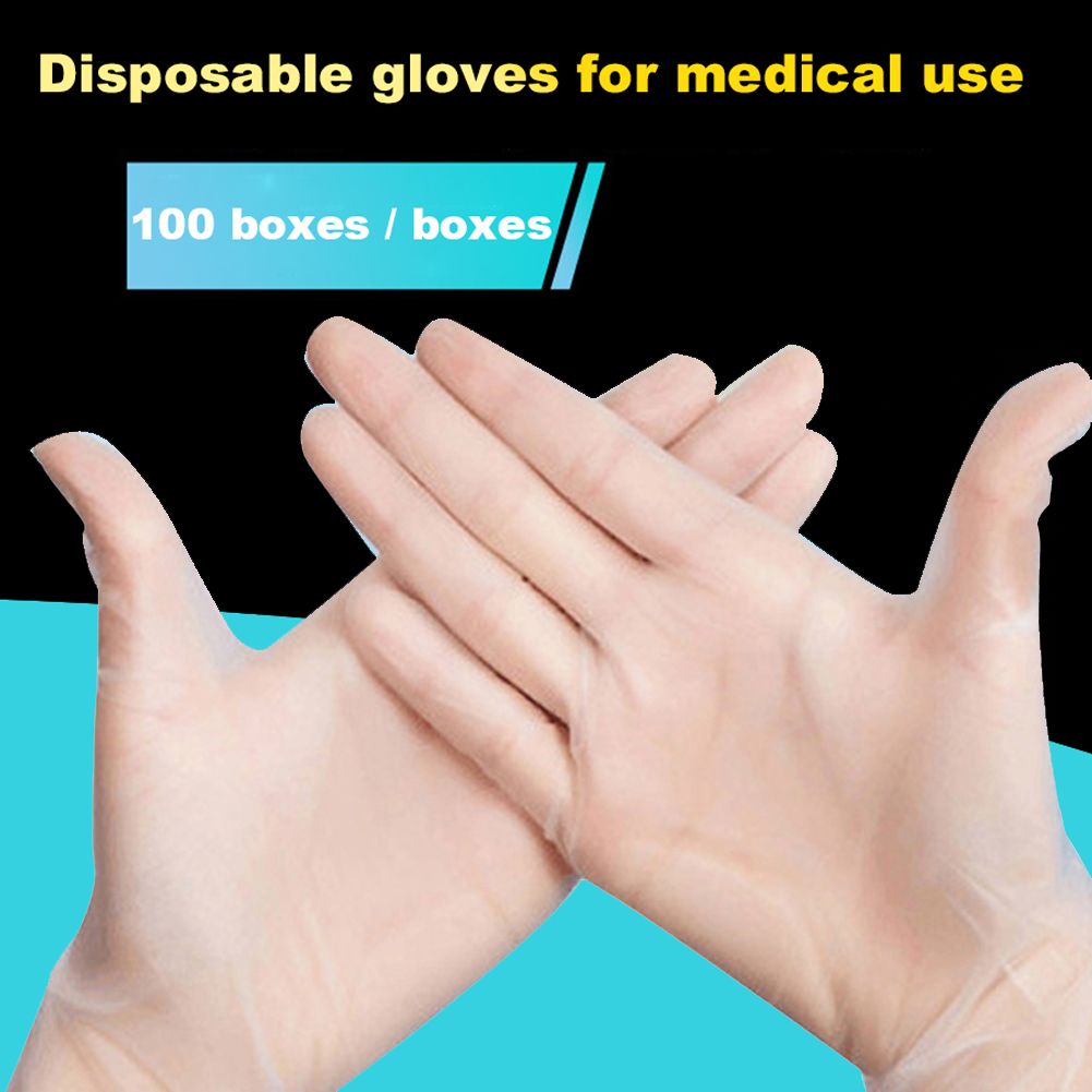 100pcs Disposable PVC Gloves High Elastic Gloves for House Cleaning Tattoo view 11