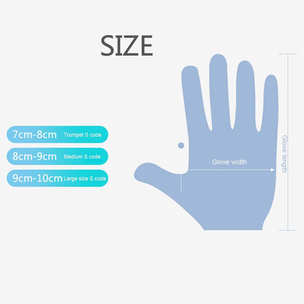 100pcs Disposable PVC Gloves High Elastic Gloves for House Cleaning Tattoo view 12