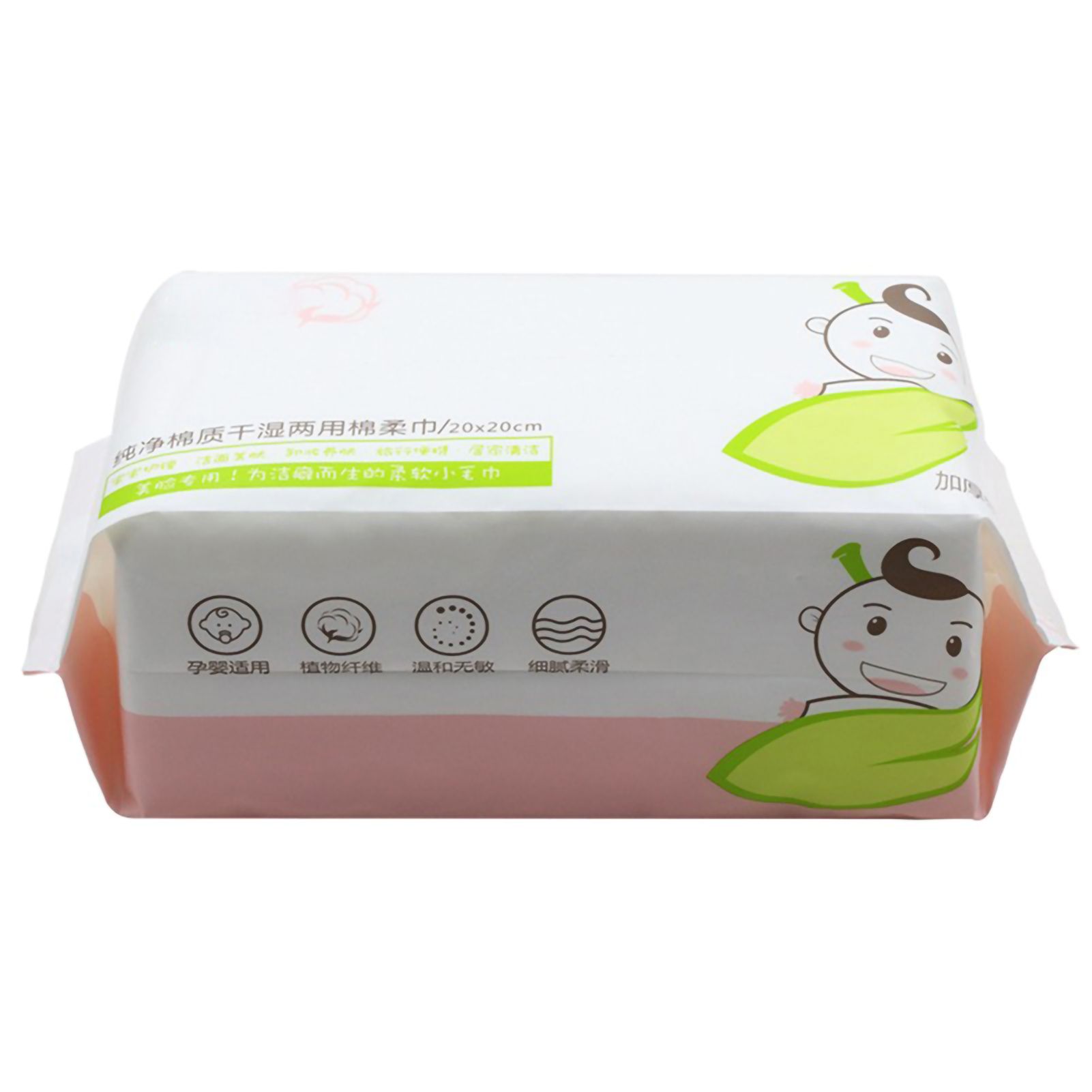 60Pcs Bag Skin Friendly Wet and Dry Dual Use Cotton Tissue Disposable Portable view 12
