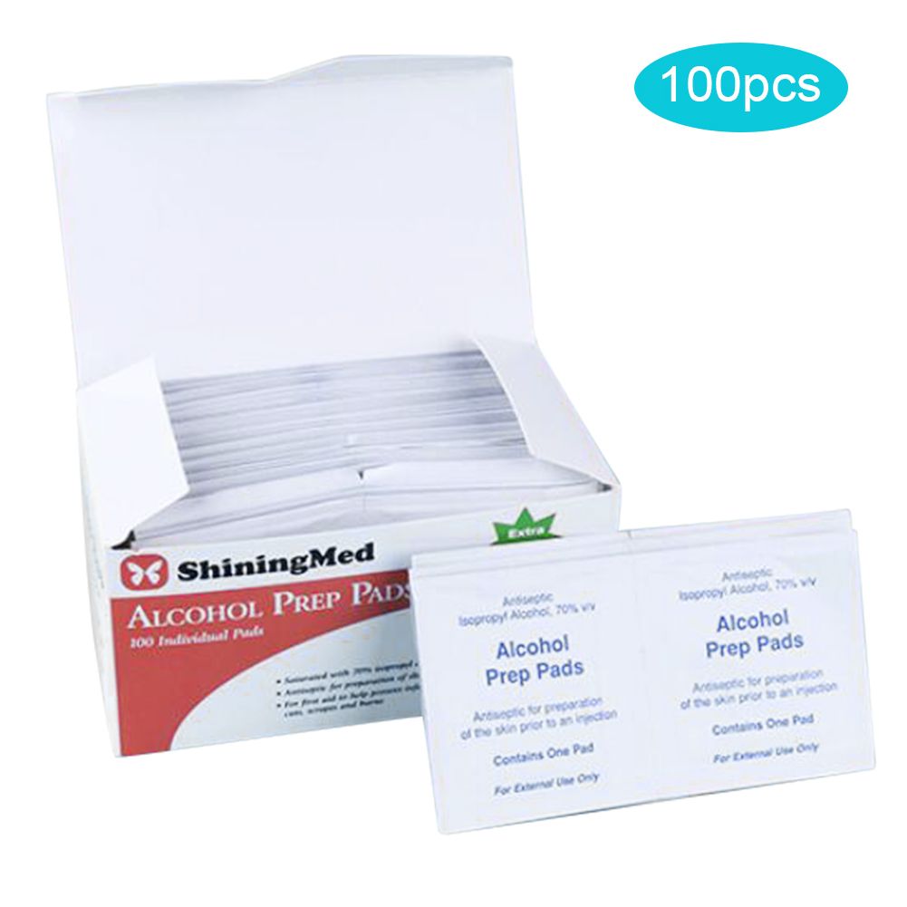 100Pcs Portable Disposable Non Woven Wipe Pad Cleaning Pads Wet Paper view 2