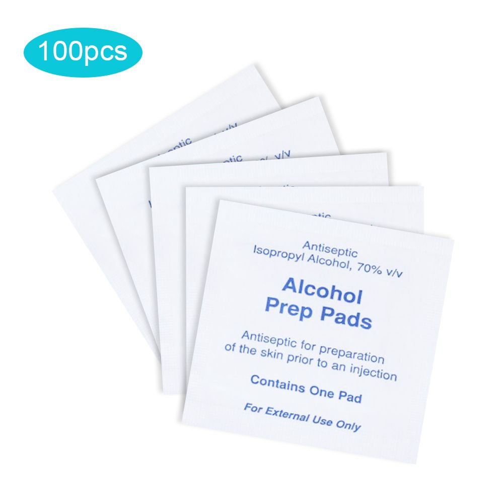 100Pcs Portable Disposable Non Woven Wipe Pad Cleaning Pads Wet Paper view 3