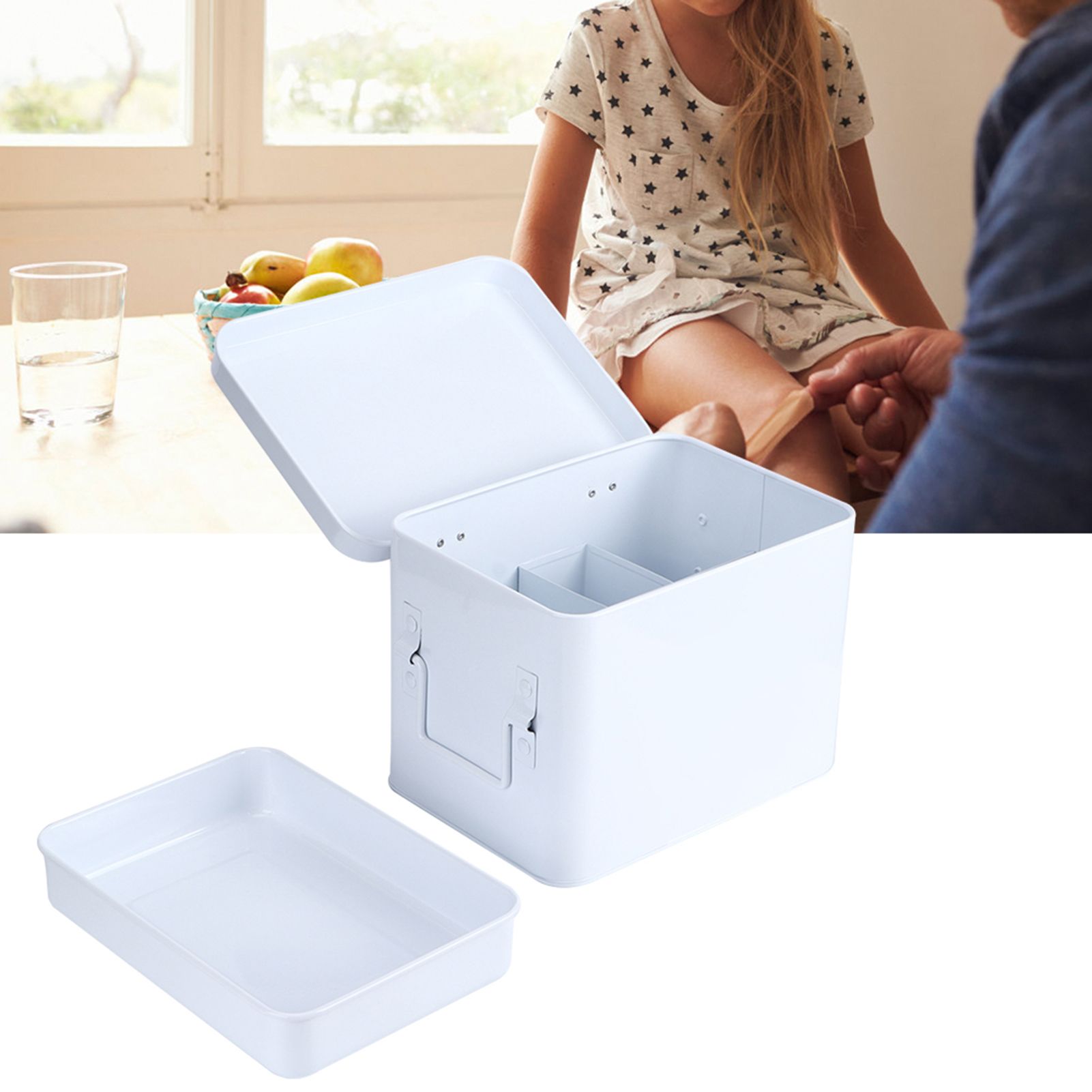 Multifunctional 2-Layer Family Medicine Box Case Storage Organizer for view 5