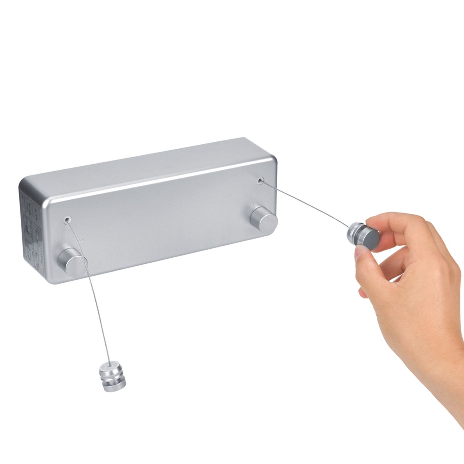 Dual Lines Retractable Clothesline Clothes Drying Line for Indoor Hotel Home view 4