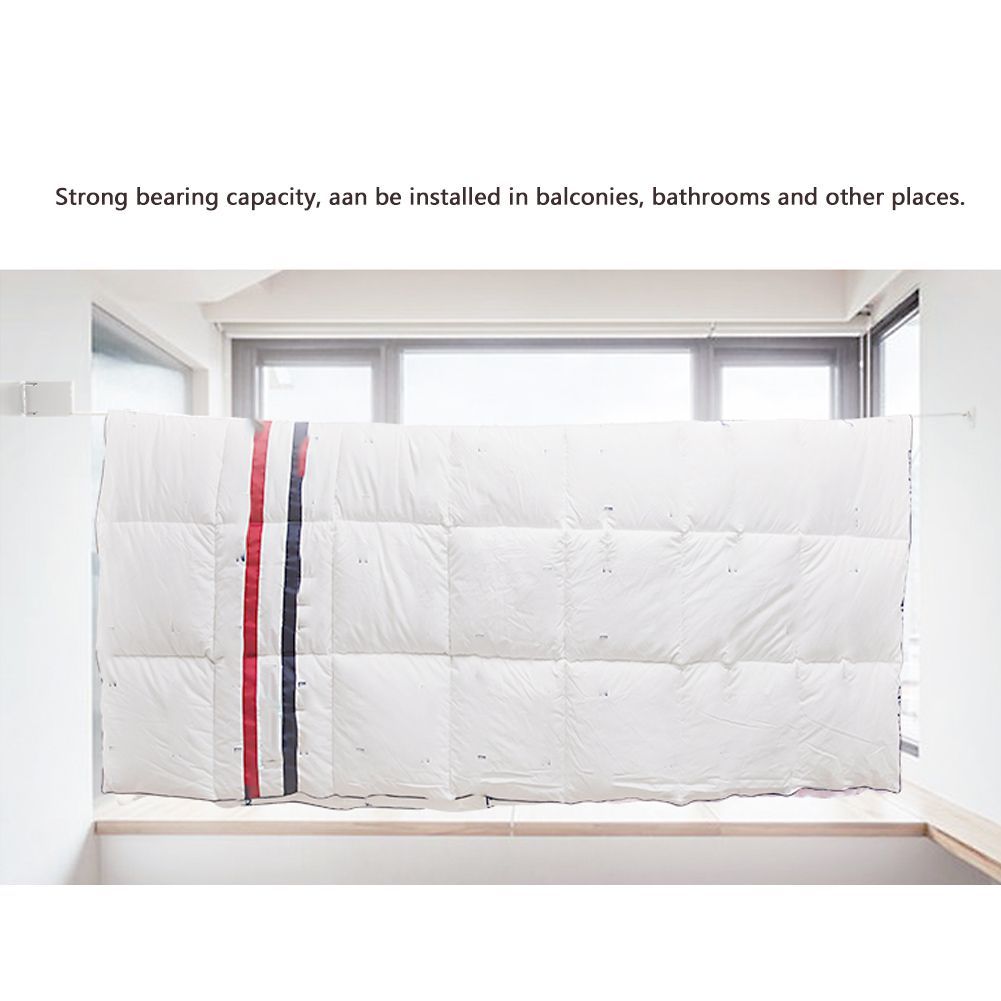 Household Wall Hanging Clothesline Retractable Telescopic Clothes Drying Rack view 8