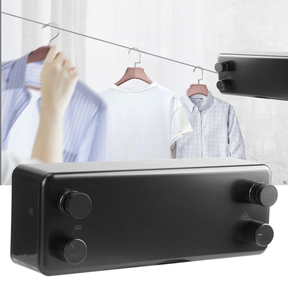 Household Telescopic Clothesline Clothes Drying Laundry Rack Rope for Balcony view 6
