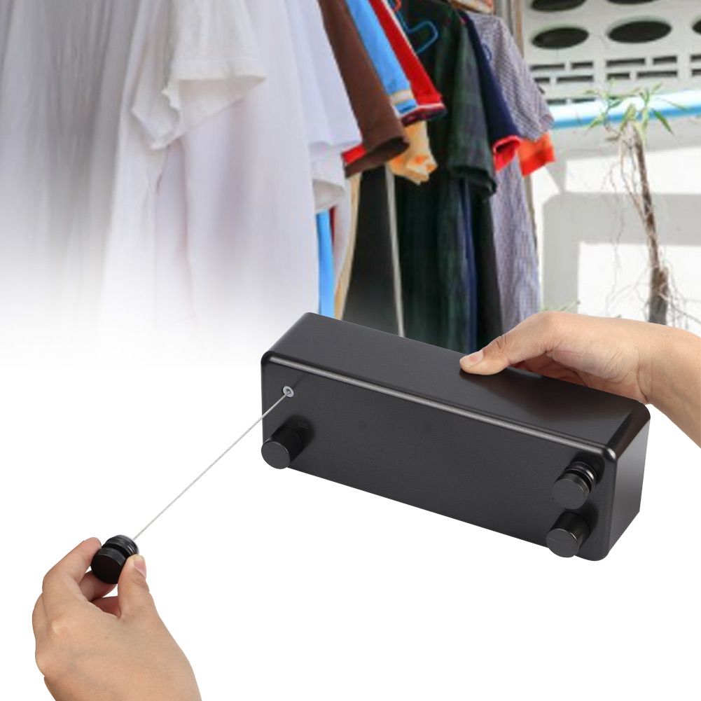 Household Telescopic Clothesline Clothes Drying Laundry Rack Rope for Balcony view 7