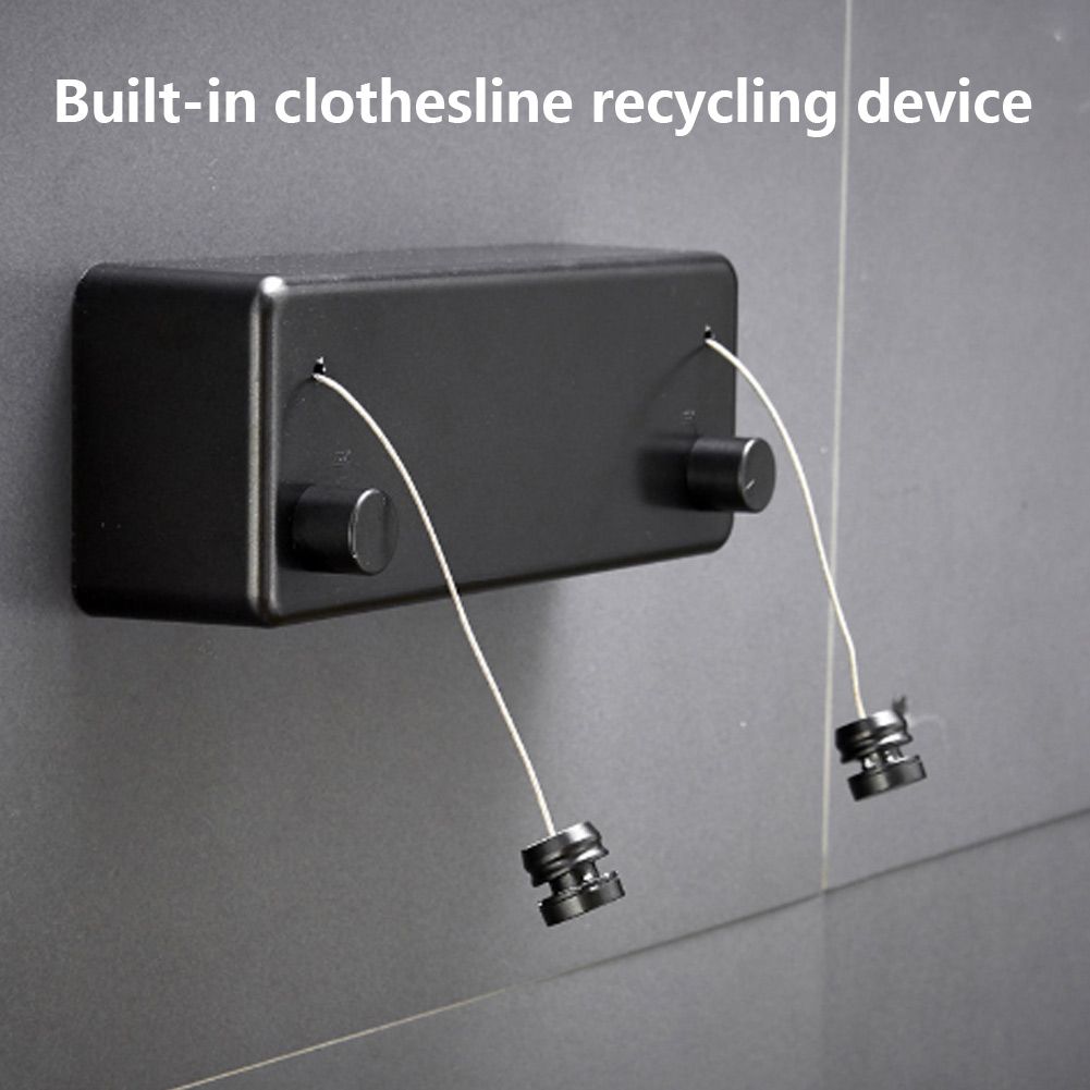 Household Telescopic Clothesline Clothes Drying Laundry Rack Rope for Balcony view 8
