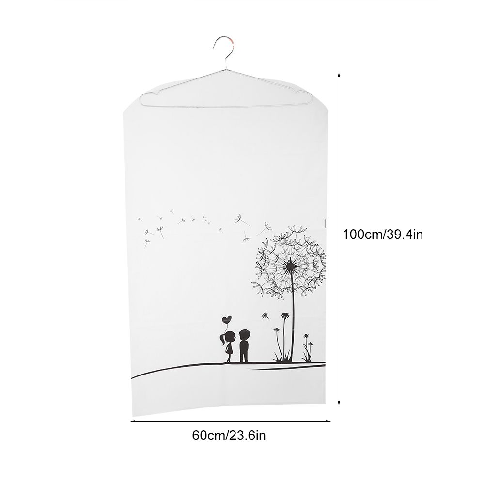 10Pcs Household Hanging Waterproof Clothes Storage Bag Coat Suit Dust Cover view 10