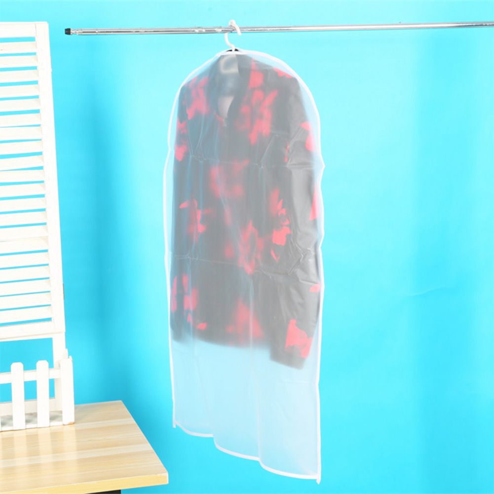 5pcs Hanging Clothes Dust Cover Garment Suit Coat Cover Protector Wardrobe view 5