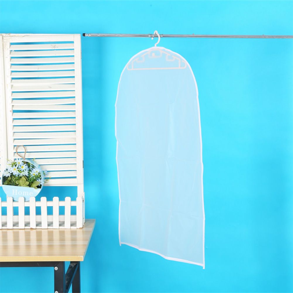 5pcs Hanging Clothes Dust Cover Garment Suit Coat Cover Protector Wardrobe view 6