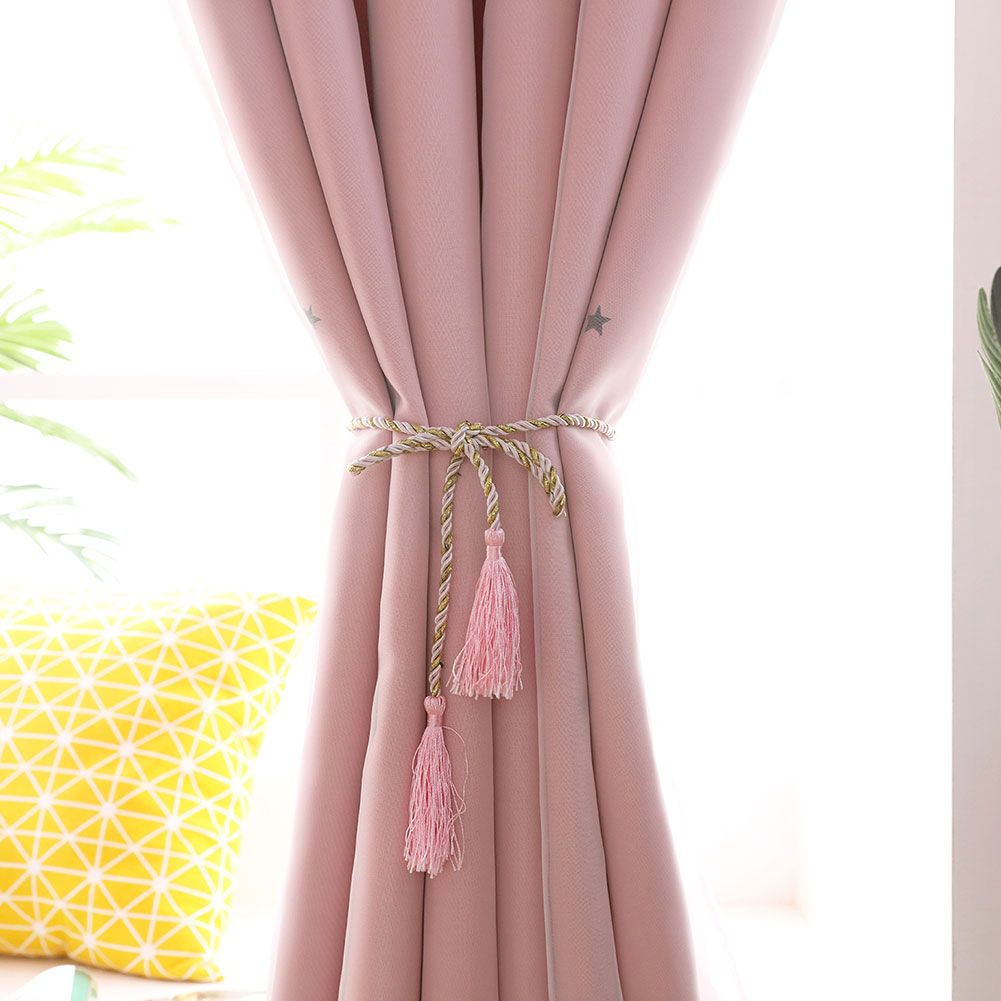 Hollow Out Star Style Window Voile Tulle Curtain Sheer Panels Bedroom Living view 9