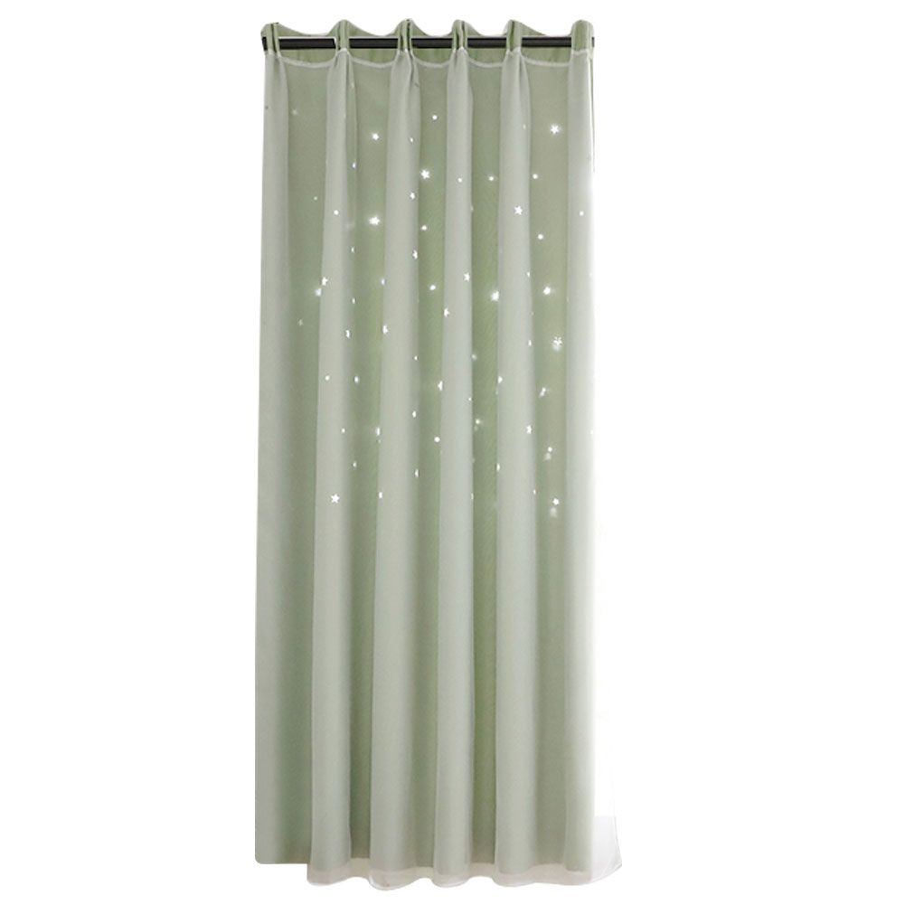 Hollow Out Star Style Window Voile Tulle Curtain Sheer Panels Bedroom Living view 2
