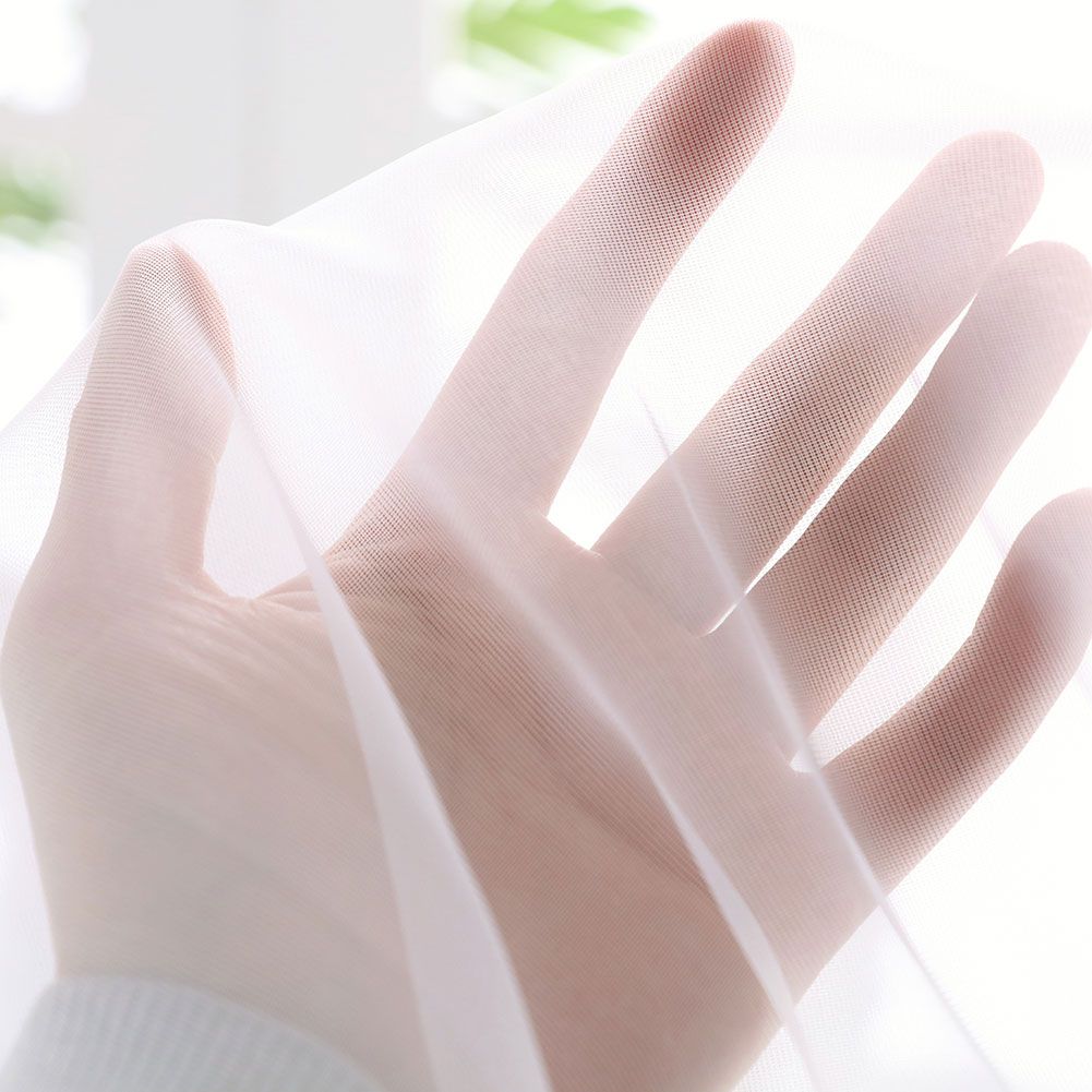 Hollow Out Star Style Window Voile Tulle Curtain Sheer Panels Bedroom Living view 10