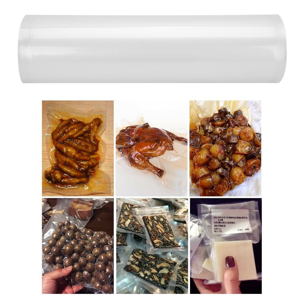 1 Roll of Thick Dot Vacuum Food Sealing Bag Food Sealer Roll Storage Packaging — image 1
