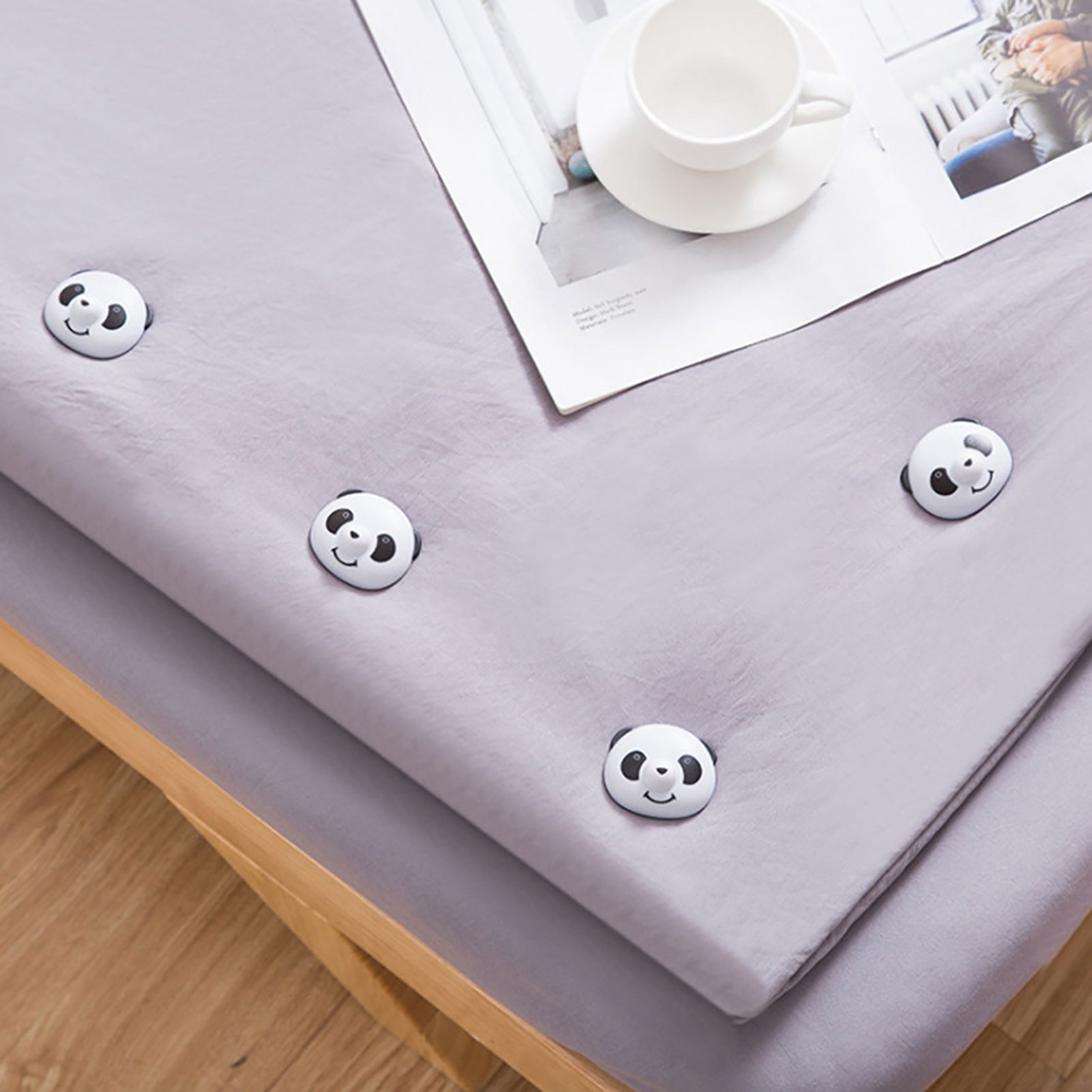 2Pcs Quilt Clip Quilt Cover Bed Sheet Fastener Buckle Anti-Skid Fastening Tool view 6