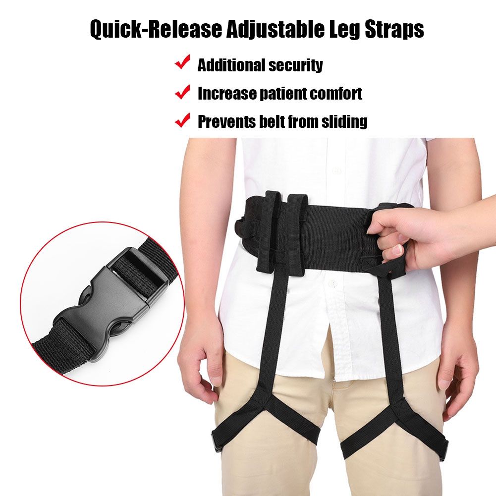 Home Transfer Belt With Handles Adjustable Safety Belt Patient Assisting Strap view 11