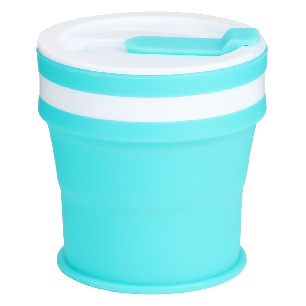 350ml Silicone Folding Cup Portable Collapsible Coffee Cup Mug for Travel Outdoor view 2