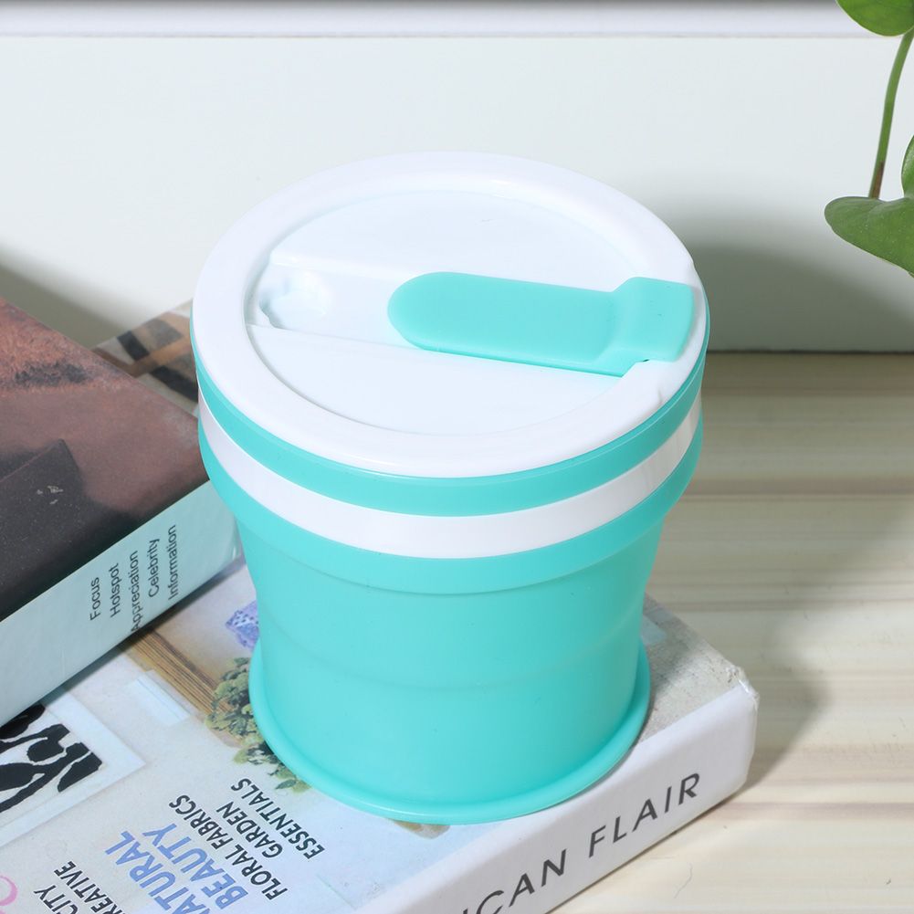 350ml Silicone Folding Cup Portable Collapsible Coffee Cup Mug for Travel Outdoor view 6