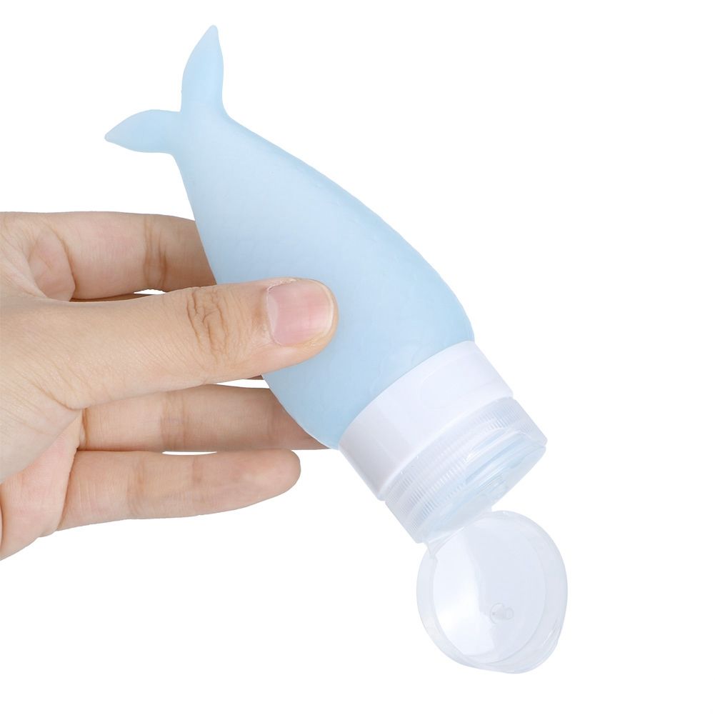 2Pcs Portable Silicone Travel Squeeze Bottle Cosmetics Shower Gel Lotion view 8