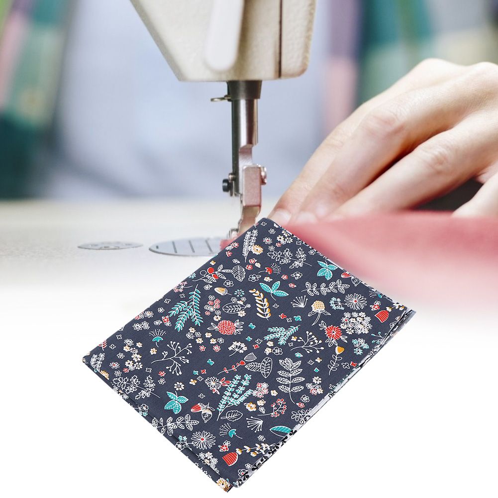 50x40cm 6Pcs Unique Flower Pattern Cotton Cloth Printed Fabric DIY Material view 6