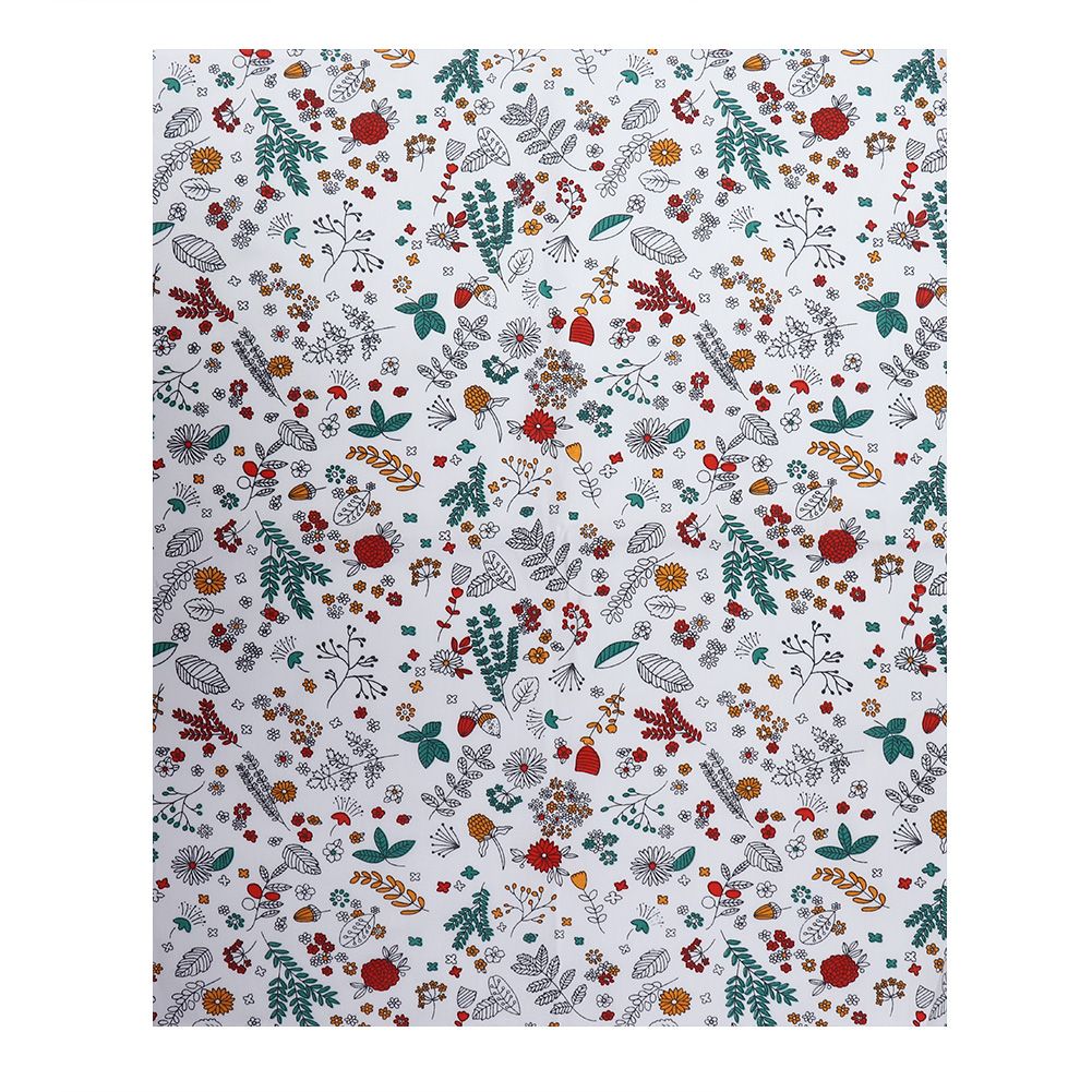 50x40cm 6Pcs Unique Flower Pattern Cotton Cloth Printed Fabric DIY Material view 12