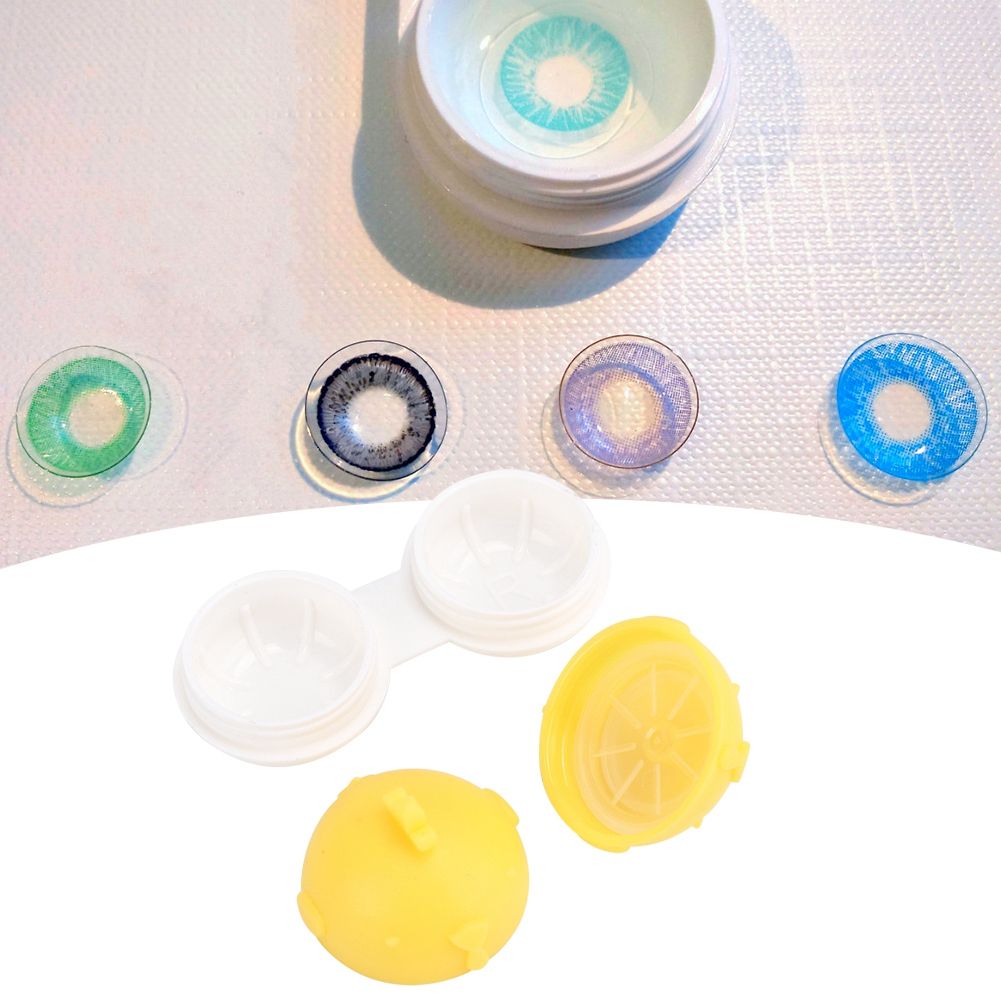 Portable Adorable Animal Shape Contact Lens Case Container Travel Eye Contact view 5