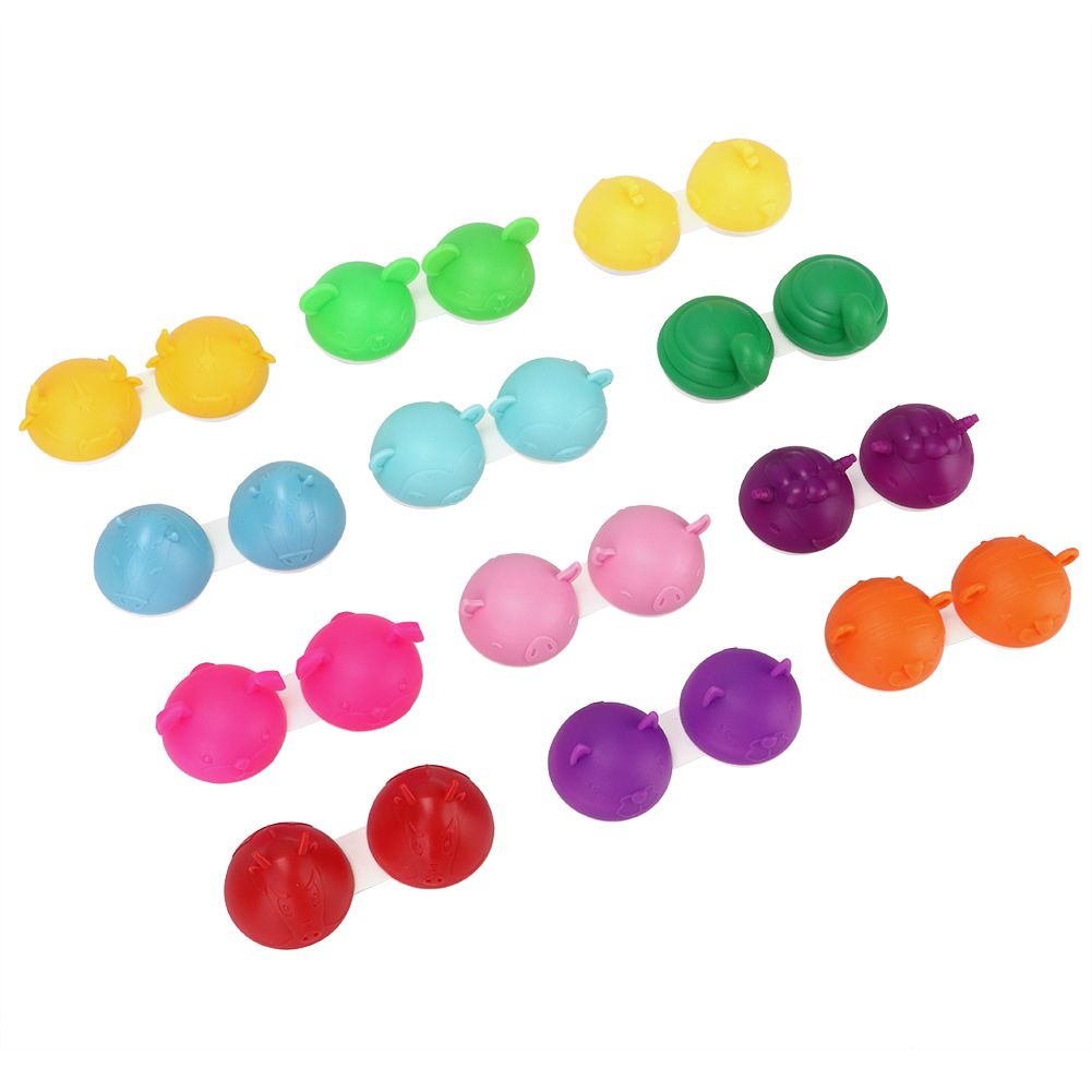 Portable Adorable Animal Shape Contact Lens Case Container Travel Eye Contact view 7