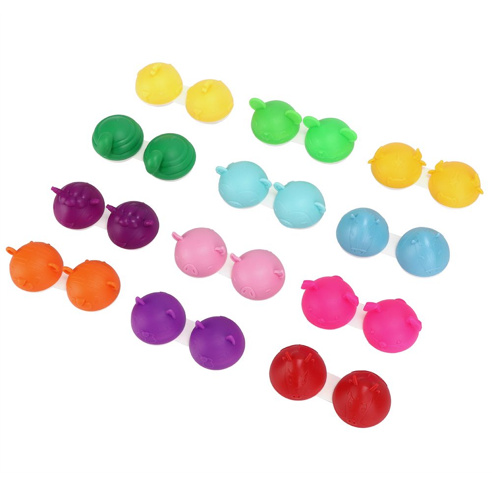 Portable Adorable Animal Shape Contact Lens Case Container Travel Eye Contact view 8