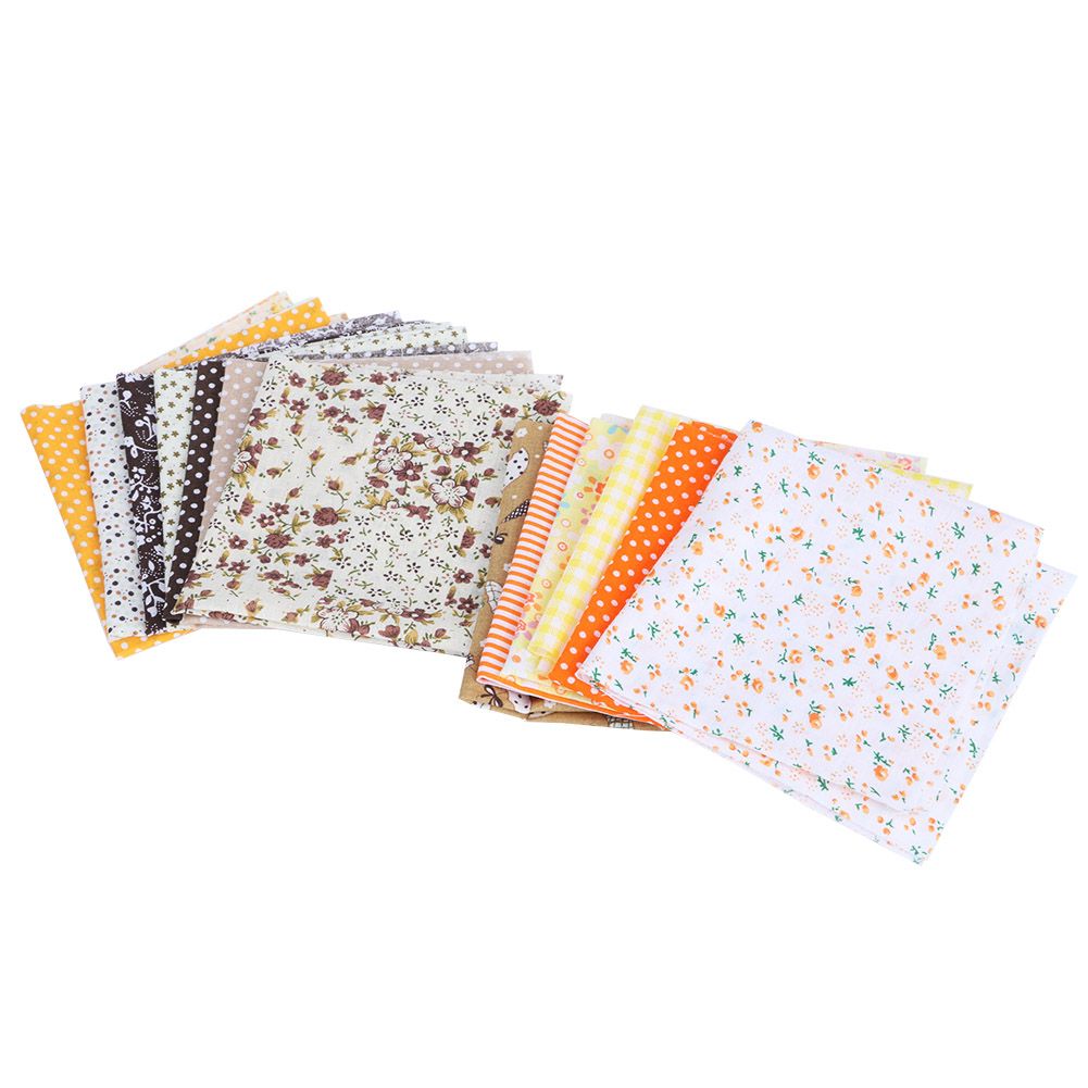 25x25cm 14Pcs Beautiful Unique Cotton Cloth Printed DIY Sewing Cotton Fabric view 3