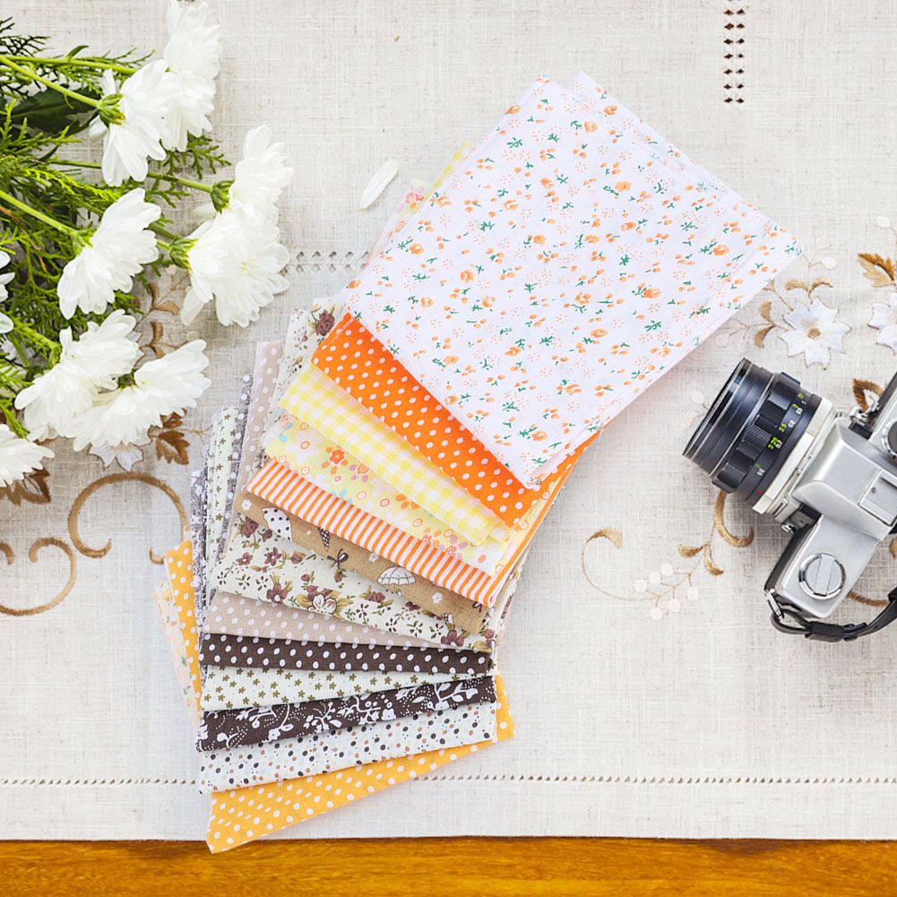 25x25cm 14Pcs Beautiful Unique Cotton Cloth Printed DIY Sewing Cotton Fabric view 6