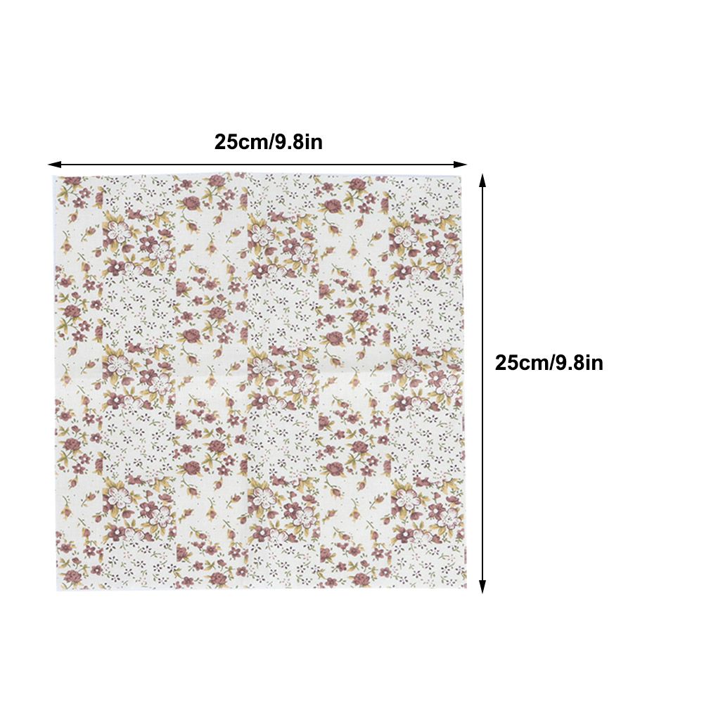 25x25cm 14Pcs Beautiful Unique Cotton Cloth Printed DIY Sewing Cotton Fabric view 11