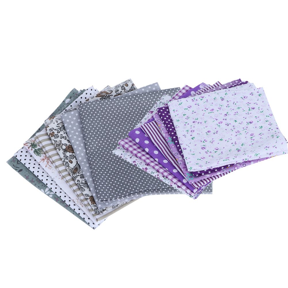25x25cm 14Pcs Various Beautiful Printed Pattern Cotton Cloth Sewing Fabric DIY view 3