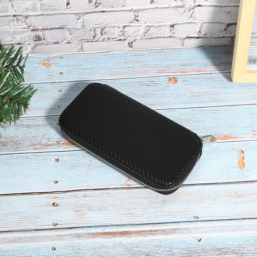 Multifunction Anti Theft PU Leather RFID Blocking Passport Bag ID Card Holder view 5