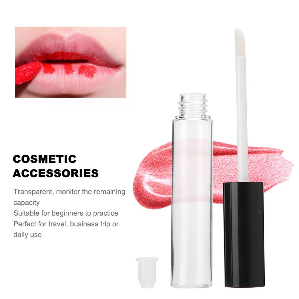 25Pcs 10ml Transparent Empty Lip Gloss Tube DIY Lip Balm Bottle Container view 7