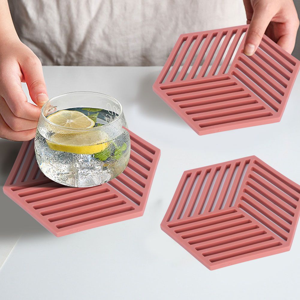 4Pcs Dining Table Heat Insulated Mat Coaster Tableware Cup Pad Placemat view 9