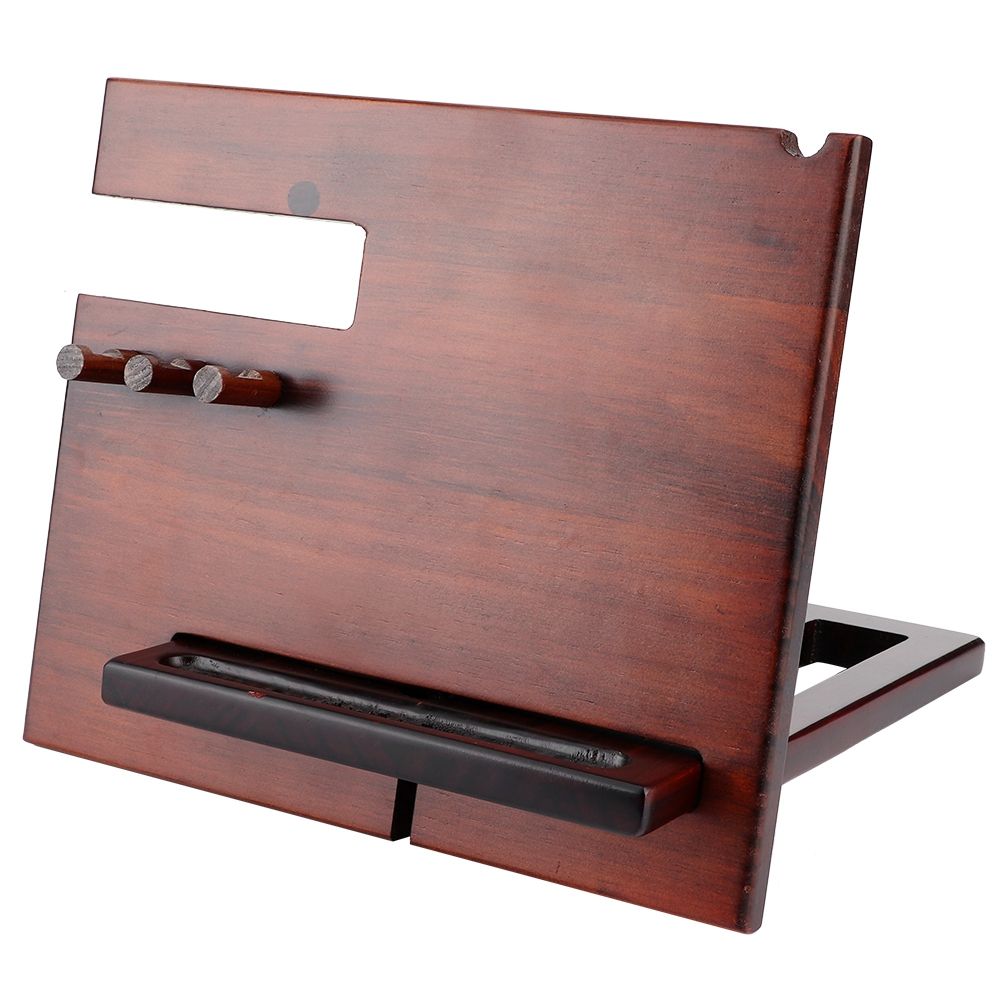 Wood Watch Glasses Jewelry Key Accessories Desktop Storage Rack Holder Home Office view 6