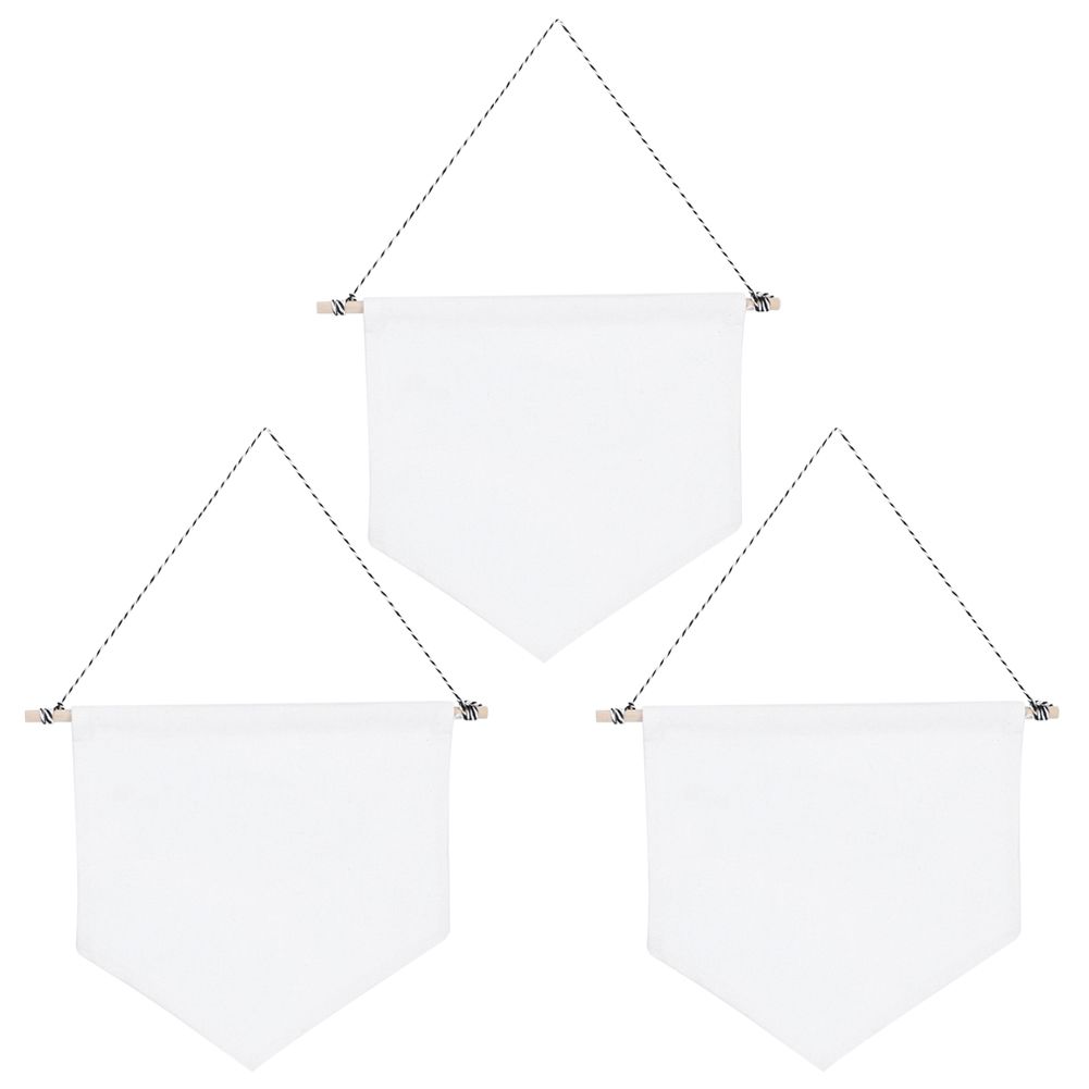 3pcs Pin Wall Display Blank Banners Badge Lapel Brooch Display Pendant Home view 2