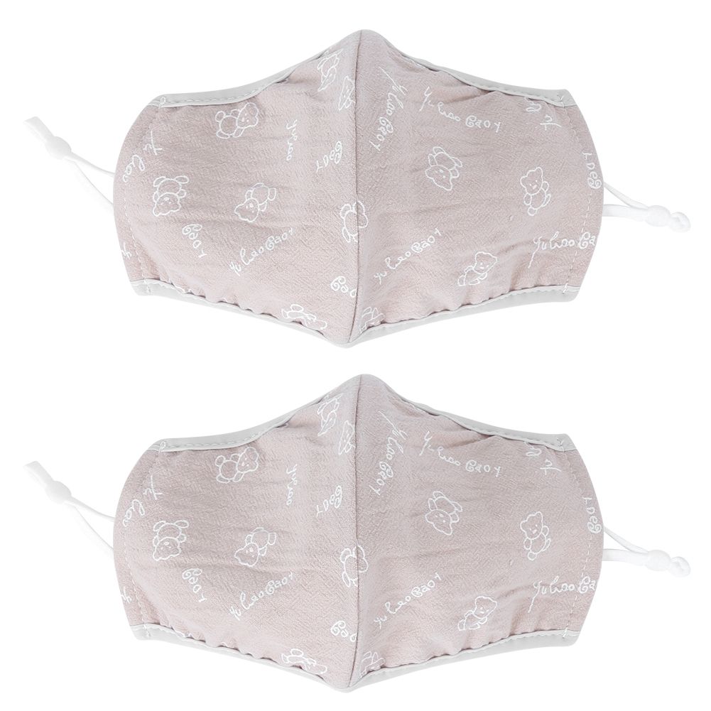 2Pcs Adult Dust Proof Breathable Mouth Muffle Washable Face Protection Cover view 2