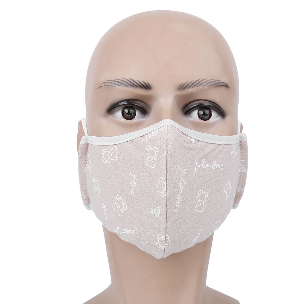2Pcs Adult Dust Proof Breathable Mouth Muffle Washable Face Protection Cover view 4