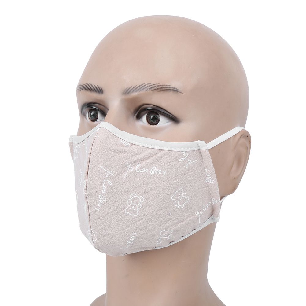 2Pcs Adult Dust Proof Breathable Mouth Muffle Washable Face Protection Cover view 5