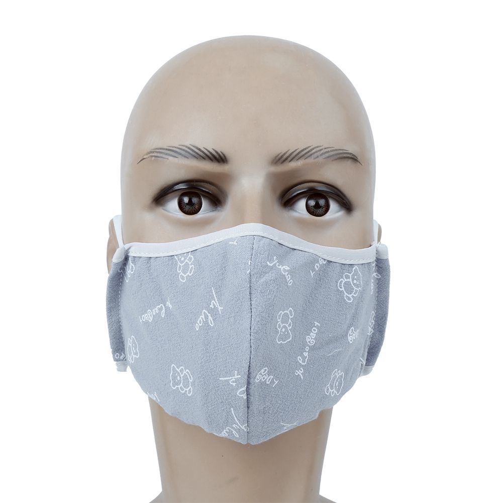 2Pcs Adult Dust Proof Breathable Mouth Muffle Washable Face Protection Cover view 3