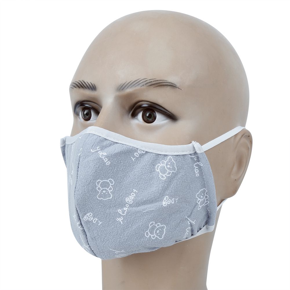 2Pcs Adult Dust Proof Breathable Mouth Muffle Washable Face Protection Cover view 4