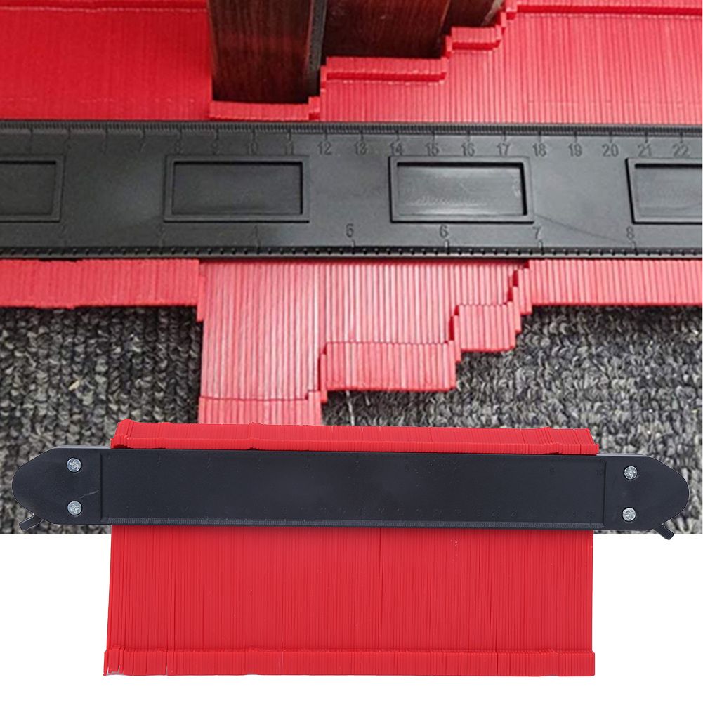 Multi Function 10in Widen Double Lock Irregular Contour Gauge Ruler view 6
