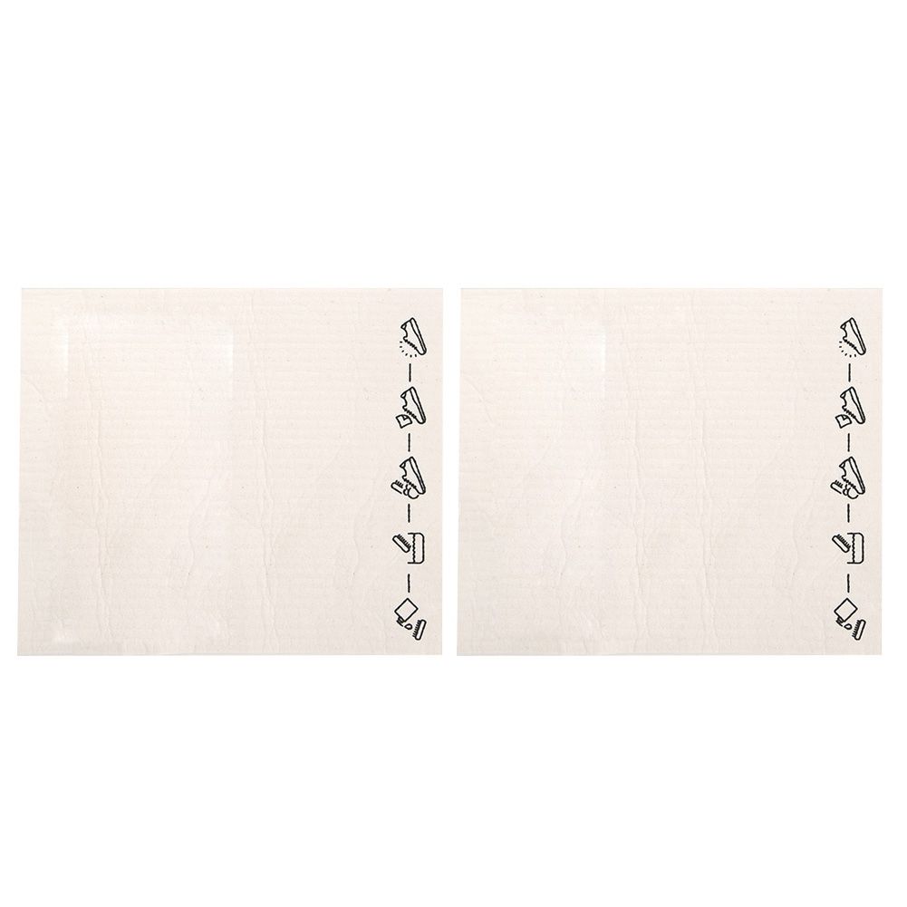 2Pcs Compact Strong Water Absorption Kitchen Dish Cloth Tableware Cleaning view 2