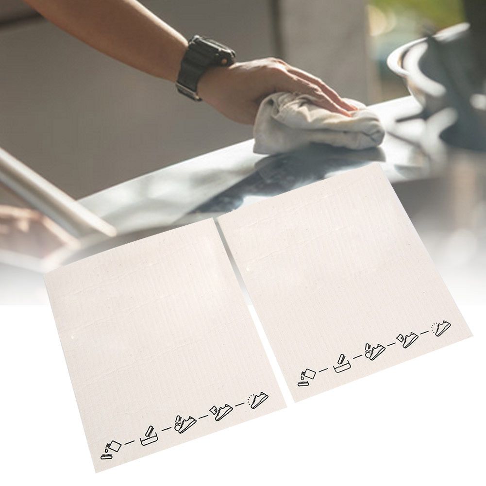 2Pcs Compact Strong Water Absorption Kitchen Dish Cloth Tableware Cleaning view 5