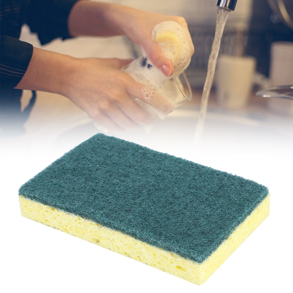 3Pcs Household Kitchen Dishwashing Cleaning Sponge Water Absorbent Pot Bowl
